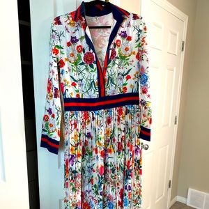 Floral print Shirt dress (like Gucci)